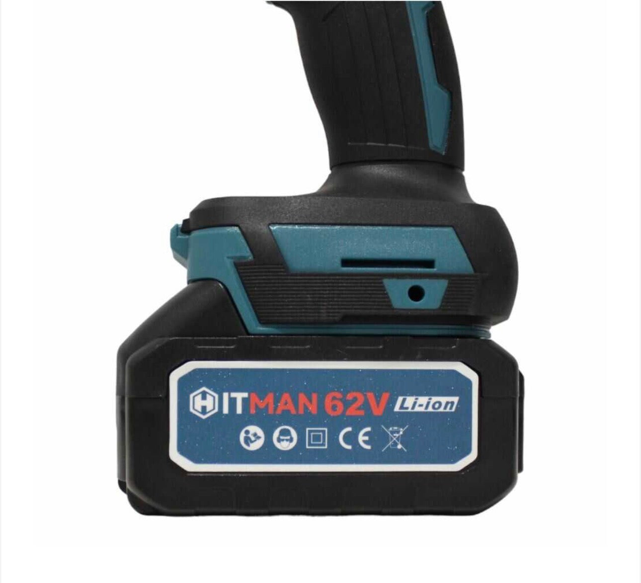 Hitman HT-IWS-1250X.Pro Akkumulátoros Ütvecsavarozó Kerékkulcs, 1250NM, 2 x 62V akku