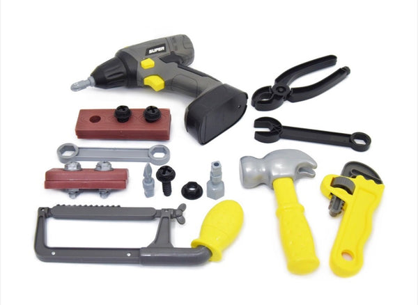 Játék szerszámos láda gyerekeknek, 6805-1, 27x14x18cm