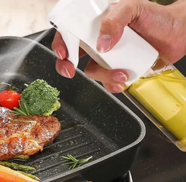 Olaj És Ecet Permetező Spray - 200 Ml - 22 X 6 Cm - Fehér