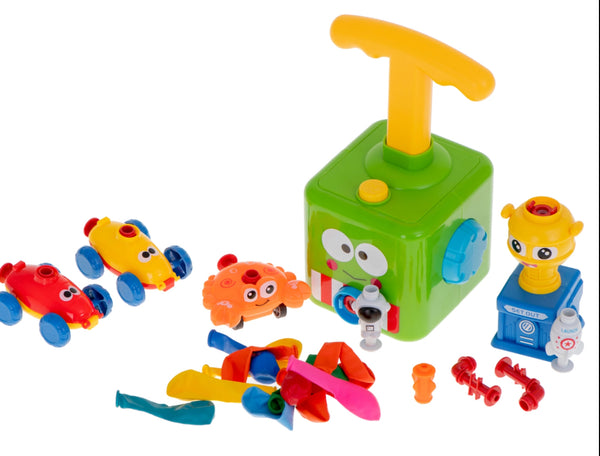 Aerodinamikus autós léggömb kilövő készlet 22 darabos