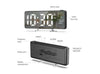 Nagy 7,9" Tükör Kijelzős Projektoros Ébresztőóra DCX-673