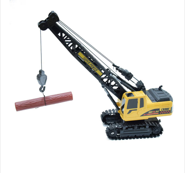 Távirányítós lánctalpas daru, megemelhető farönkkel