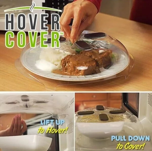 Hover Cover mágneses mikrohullámú sütő Anti Splatter Cover Plate Guard fedél gőzszellőzővel