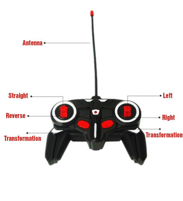 Robotautó távirányítóval 2 az 1-ben rendőrség