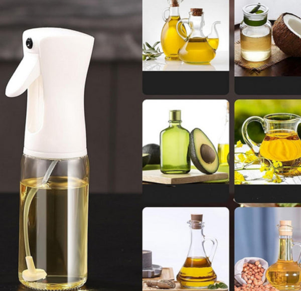 Olaj És Ecet Permetező Spray - 200 Ml - 22 X 6 Cm - Fehér