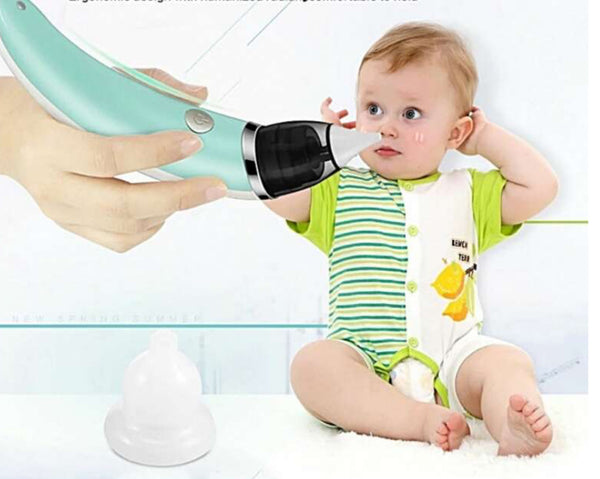 Elektromos fül- és orrszívó készülék gyermekeknek / akkumulátoros