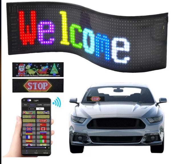 Autós LED programozható kijelző