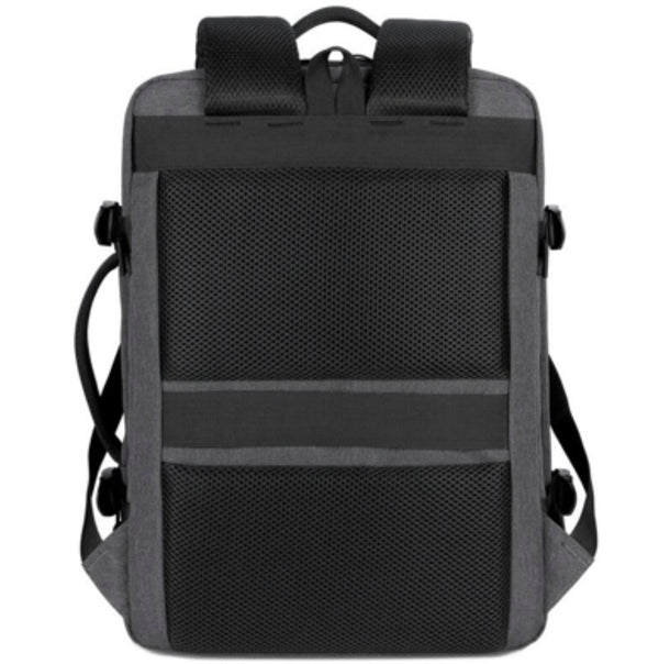 Nagy kapacitású, bövíthetö férfi hátizsák USB tölt férfilaptop táska vízálló üzleti utazás háti csomagcsomagtartó táskák