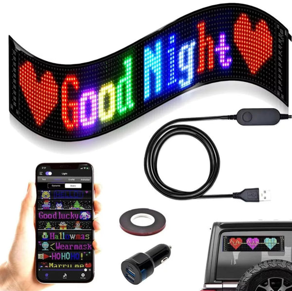 Autós LED programozható kijelző