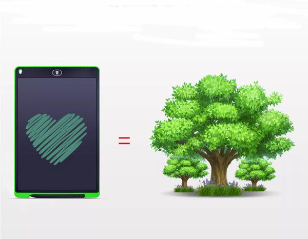 12 colos digitális jegyzetfüzet töbszínű kijelzős - A FÁK VÉDELMÉÉRT