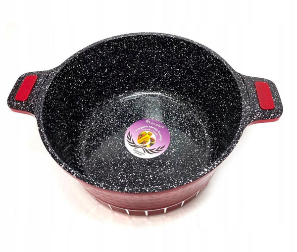 Gyémánt piros alumínium edénykészlet 10 el