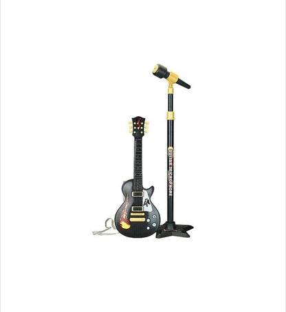 Creative World Toys RockStar Játék elektromos gitár, mikrofonnal, 55 cm