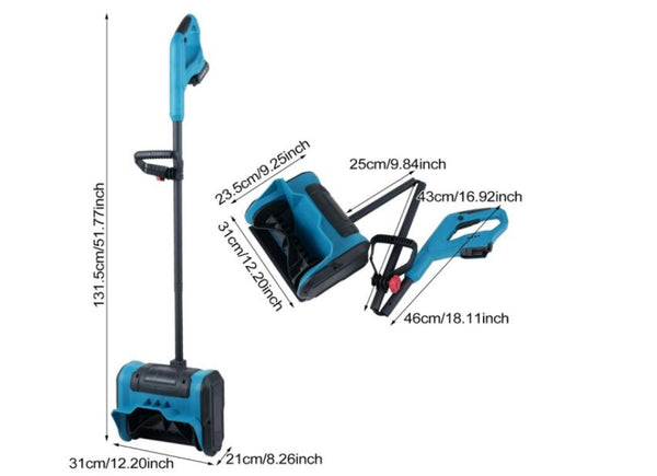 Hayami elektromos hólapát - 2 db akkumulátorral