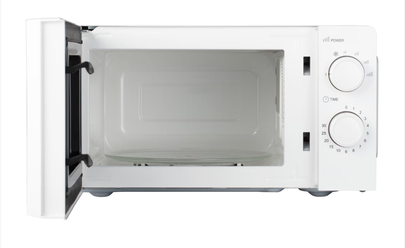 STARCREST SMW-2010WH Mikrohullámú sütő, 700 W, 20 L űrtartalom, Mechanikus vezérlés, 6 fokozat, fehér