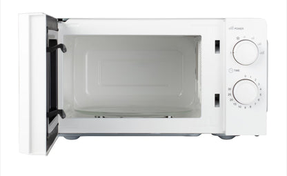 STARCREST SMW-2010WH Mikrohullámú sütő, 700 W, 20 L űrtartalom, Mechanikus vezérlés, 6 fokozat, fehér