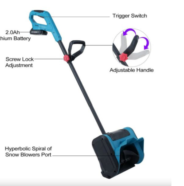 Hayami elektromos hólapát - 2 db akkumulátorral