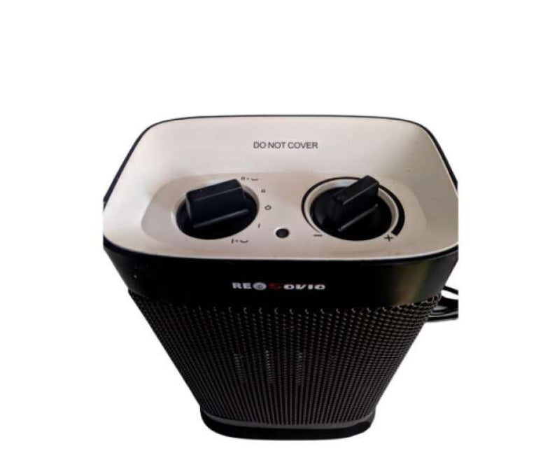 Ventilátoros hősugárzó PTC-209A, kerámia, 1500W, Fekete PTC209