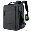 Nagy kapacitású, bövíthetö férfi hátizsák USB tölt férfilaptop táska vízálló üzleti utazás háti csomagcsomagtartó táskák