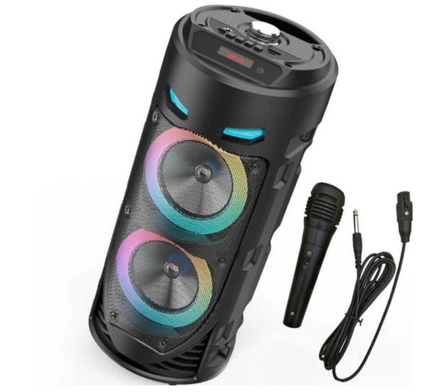 Sumker Hordozható Bluetooth Hangszóró Karaoke Mikrofonnal