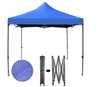Összecsukható kerti pavilon, sörsátor 3x3m-es méretben - kék