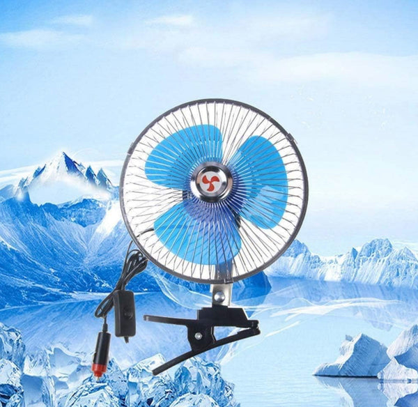 Jormftte 12V/24V autóventilátor, ultravékony kialakítás, ABS műanyag és acél szerkezet, 6 hüvelykes, fém fejjel