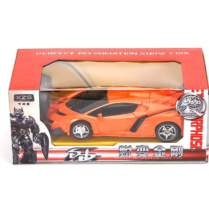 Lucky Toys Lamborghini Veneno Orange kézi távirányítású átalakítható robot és tölthető autó