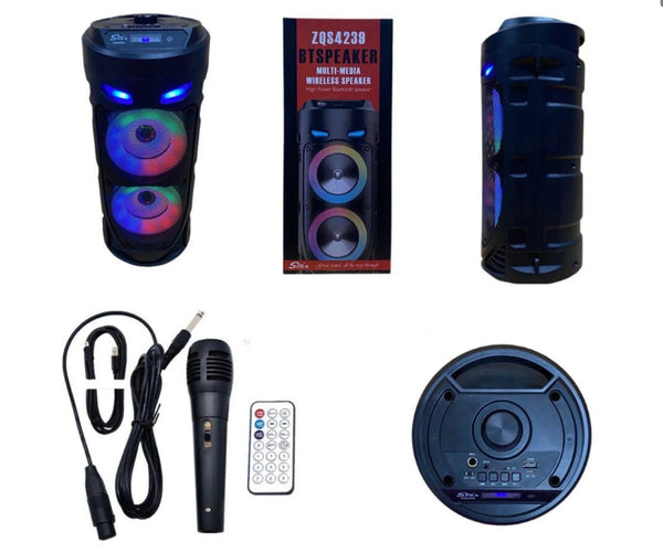 Sumker Hordozható Bluetooth Hangszóró Karaoke Mikrofonnal