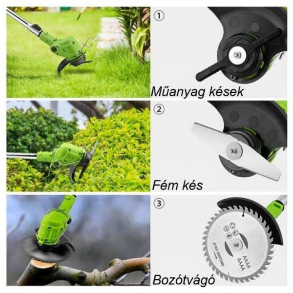 Flinke FK-EKS-3030 48V fűkasza 2db akkuval