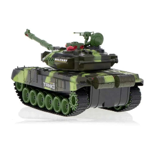 TávirányÍtós War Tank 2.4GHz. 1:18 méretarány erdei álca