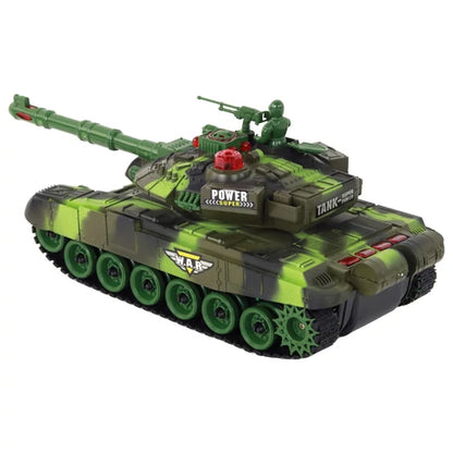 TávirányÍtós War Tank 2.4GHz. 1:18 méretarány erdei álca