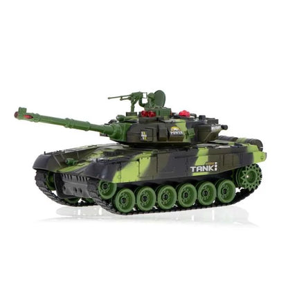 TávirányÍtós War Tank 2.4GHz. 1:18 méretarány erdei álca