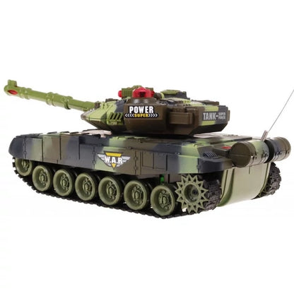 TávirányÍtós War Tank 2.4GHz. 1:18 méretarány erdei álca