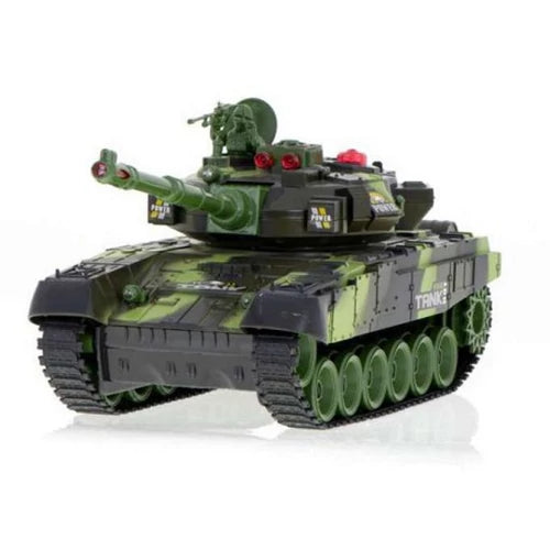 TávirányÍtós War Tank 2.4GHz. 1:18 méretarány erdei álca