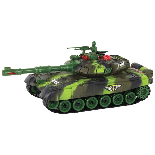 TávirányÍtós War Tank 2.4GHz. 1:18 méretarány erdei álca