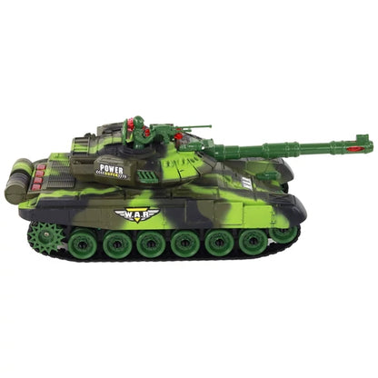 TávirányÍtós War Tank 2.4GHz. 1:18 méretarány erdei álca