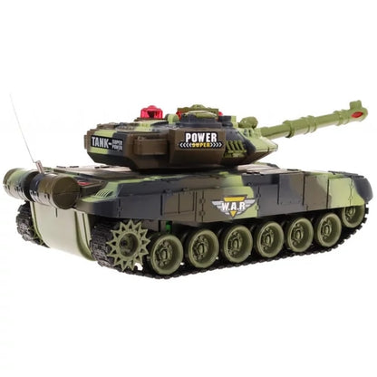 TávirányÍtós War Tank 2.4GHz. 1:18 méretarány erdei álca