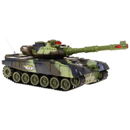 TávirányÍtós War Tank 2.4GHz. 1:18 méretarány erdei álca