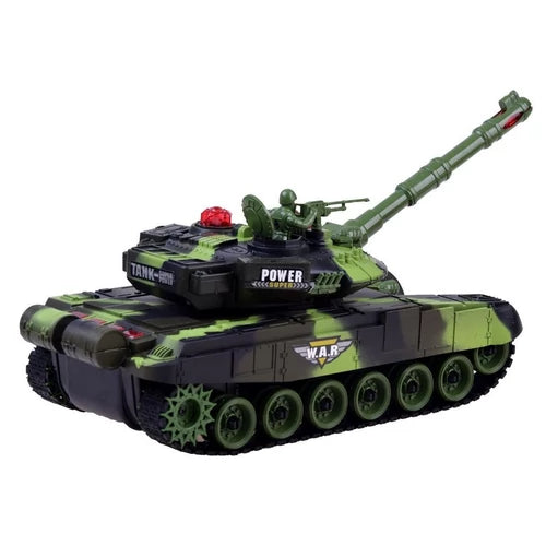 TávirányÍtós War Tank 2.4GHz. 1:18 méretarány erdei álca