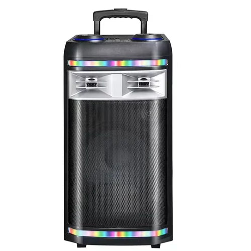 Hordozható Bluetooth Party Hangszóró Mikrofonnal, Távirányítóval, 60W