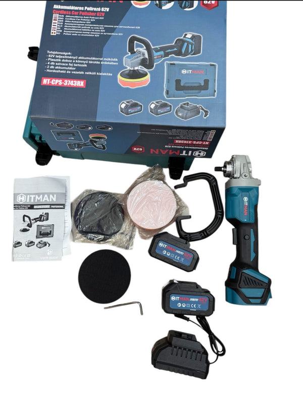 HITMAN Akumulátoros Polírozó 62V