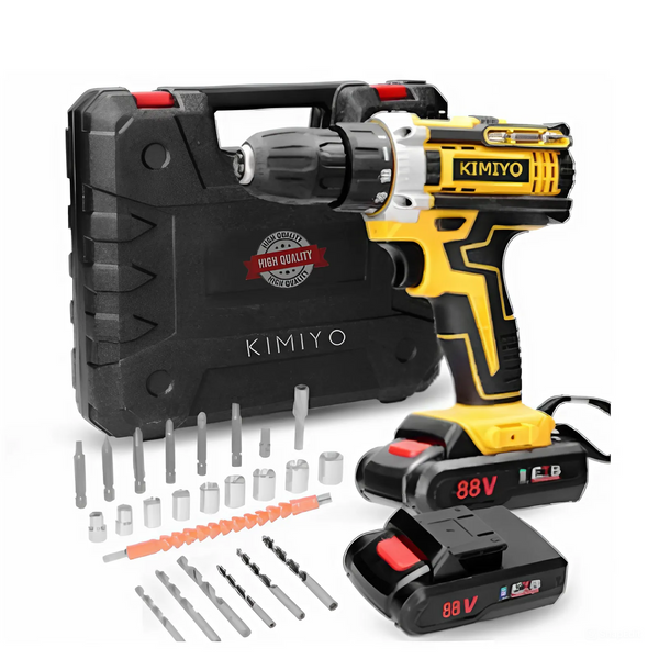 KIMIYO 28 RÉSZES 2 AKKUS FÚRÓ- ÉS CSAVAROZÓGÉP – 36V