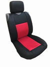 Trikó üléshuzat fejtámla huzatokkal, vastag anyag, piros - párban 23087R