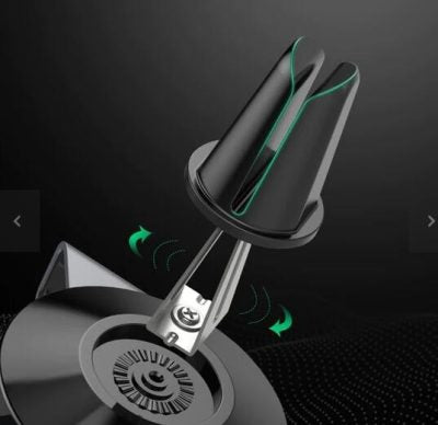 Gravity univerzális szellőzőre erősíthető autós telefontartó fekete színben PDA-C1814